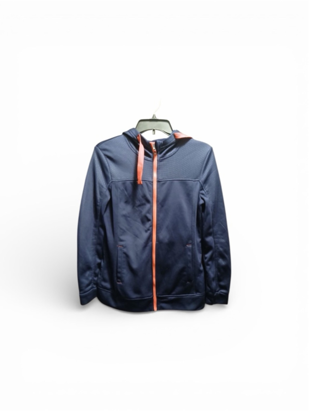 Cascade Sport Women's Blue & Coral Full-Zip Hoodie - Size S - INV455